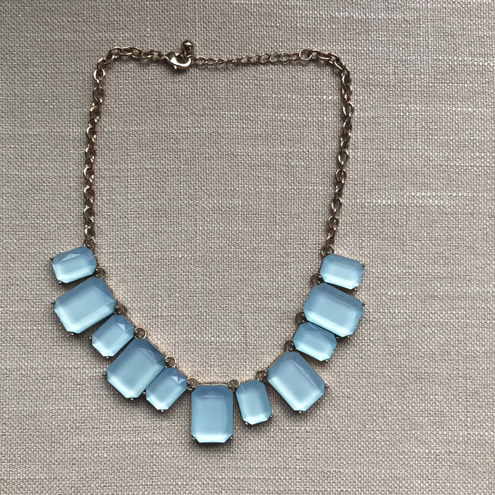 Blue & gold necklace